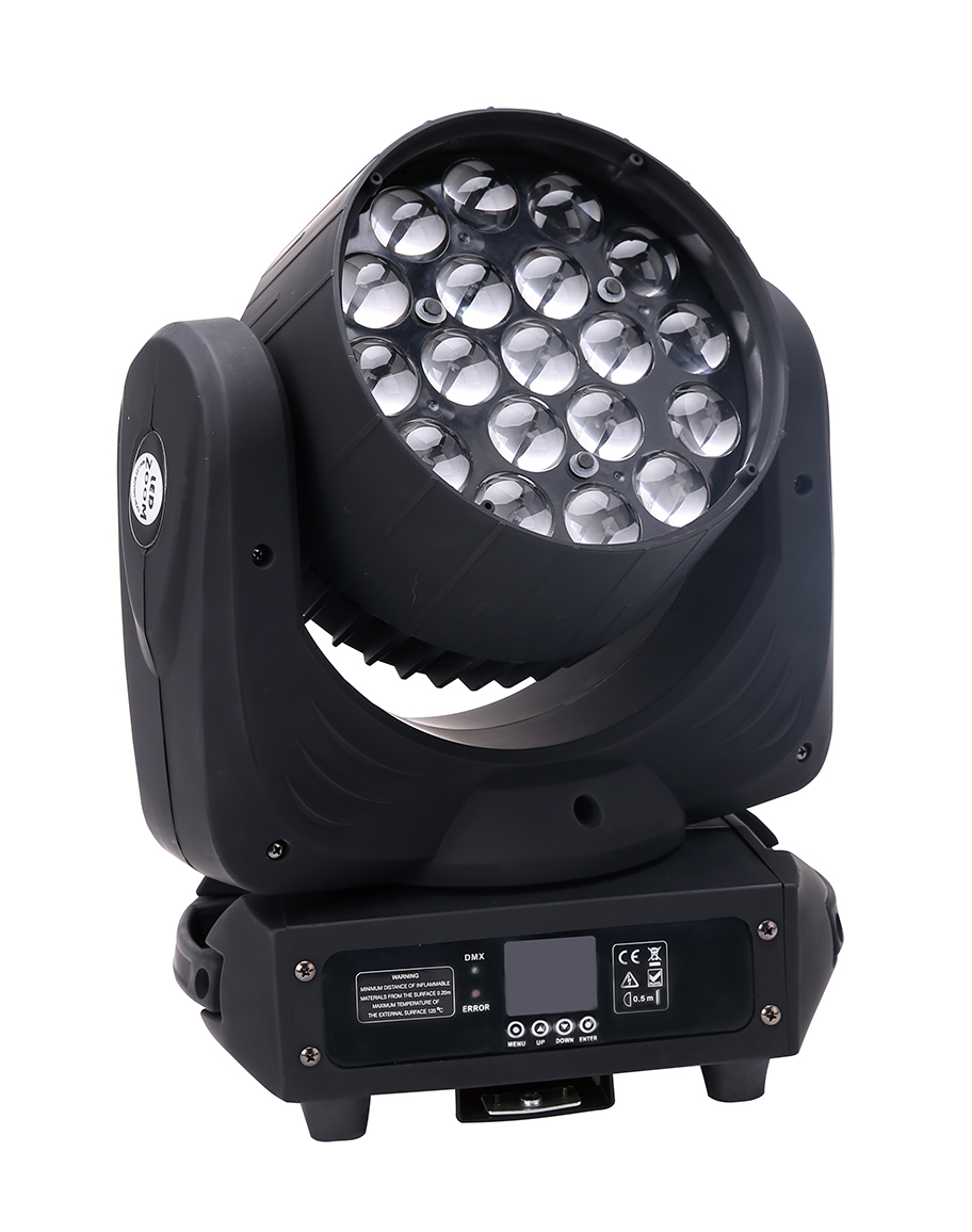 19颗10W摇头光束灯（调焦）