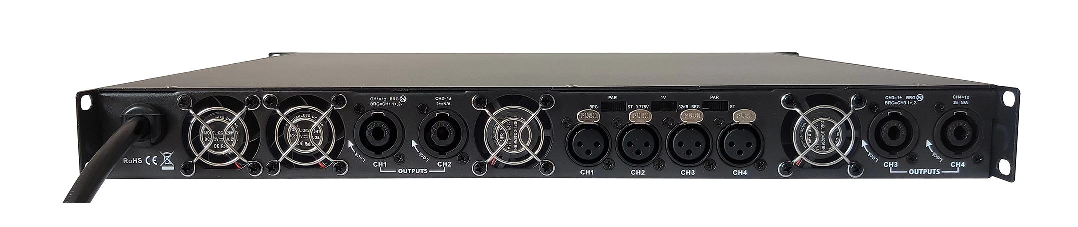 带DSP软件-4通道数字功放1